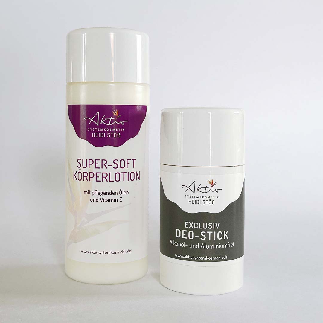 Super-Soft-Körperlotion + Exklusiv Creme-Deo-SENSITIV